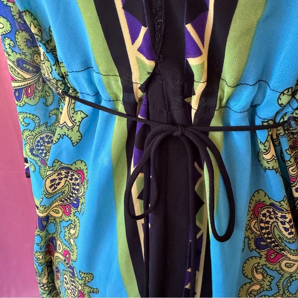 Sheer boho tunic dress by Rubber Ducky. SZ S - Picture 3 of 9